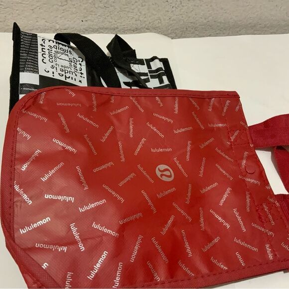 New Lululemon reusable bags lot of 2 - Picture 5 of 5
